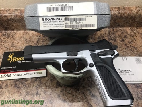 Pistols BROWNING BDM 9MM...RARE...UNIQUE