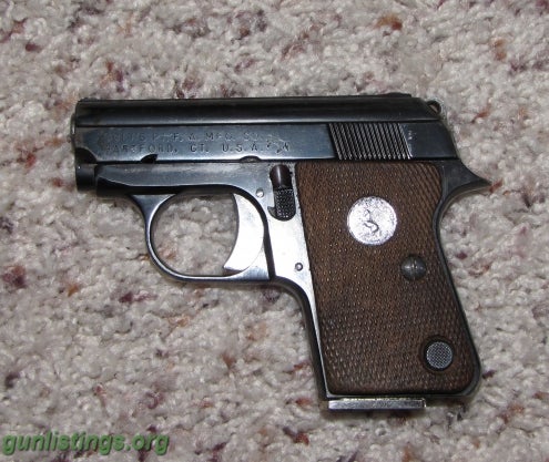 Pistols Colt Automatic Caliber 25