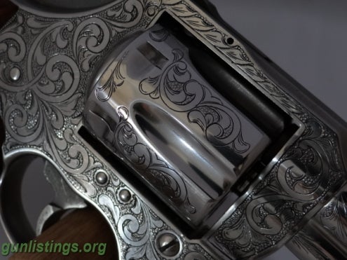 Pistols Colt King Cobra Engraved Revolver