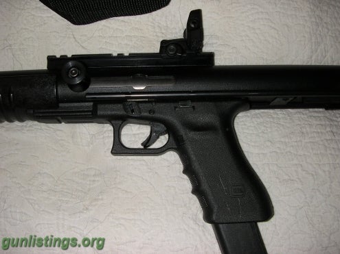 Pistols Glock 17 9mm + Mech Tech Carbine Conversion