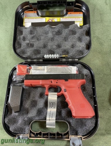 Pistols Glock 22P Red Trainer VERY RARE! + Case