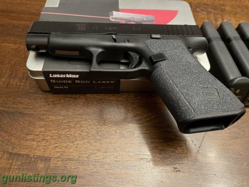 Pistols Glock 48 With LaserMax Guide Rod