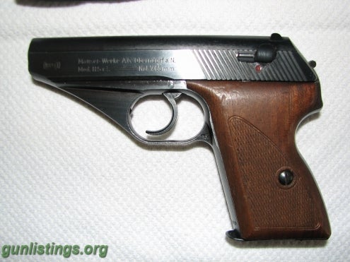 Pistols Mauser HSc 32 Cal.