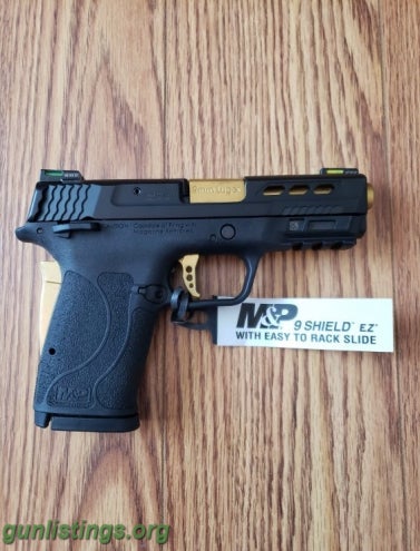 Pistols Performance Center M&P9 SHIELD EZ Gold Ported Barrel