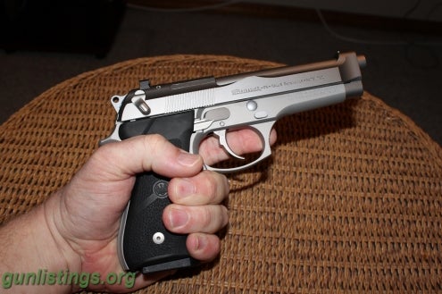 Pistols RARE - Beretta 92fs Brigadier INOX 9mm