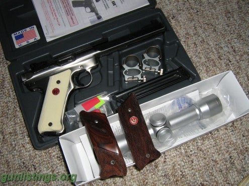 Pistols Ruger Mark III Compitition Slabside