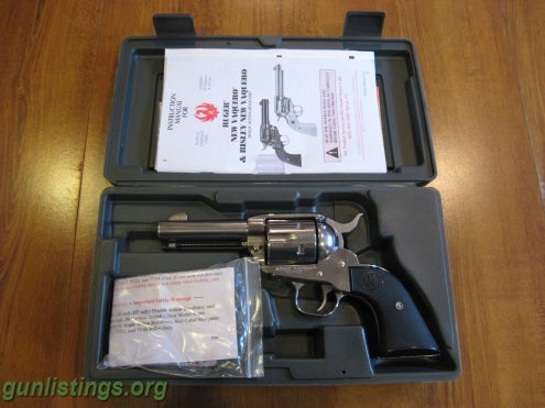 Pistols Ruger New Vaquero .44 Special - Stainless, 3.75 Inch