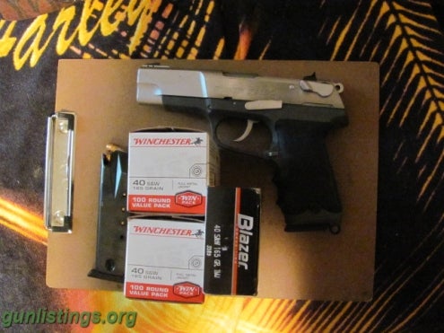 Pistols Ruger P91 Dc  40 Cal.