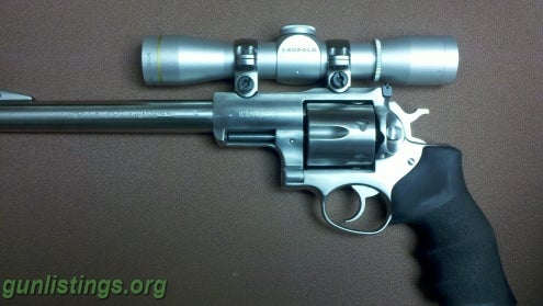 Pistols Ruger Super Redhawk With Leupold Scope