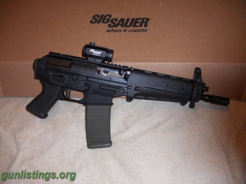 Pistols SIG 556 PISTOL/SIG RED DOT NEW 556/.223