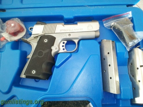 Pistols Springfield Micro Compact 1911 Loaded Stainless