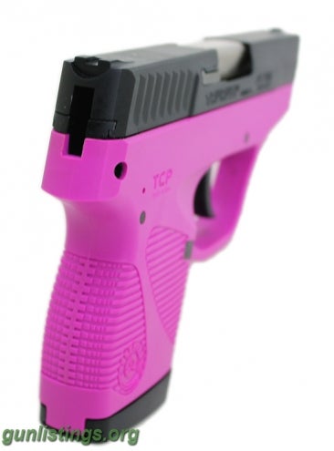 Pistols Taurus TCP738FS Raspberry Pink 380ACP Semi Auto Pistol