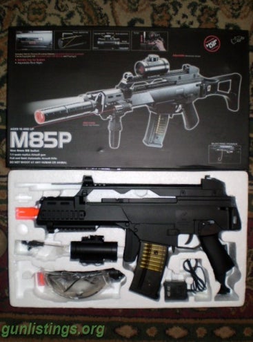 Rifles Double Eagle M85 G36 Style Airsoft Electric Rifle