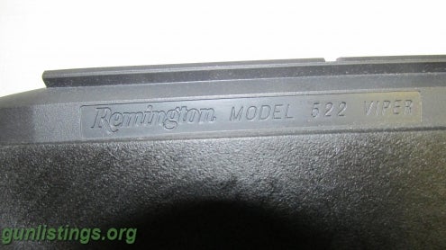 Rifles Remington Model 522 Viper Semi Auto .22 Long Rifle