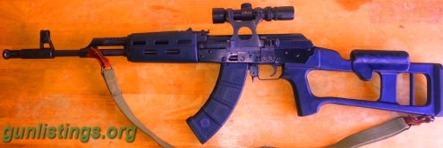 Rifles AK47 7.62x39 With Dragunov Stock & Scope/Mount