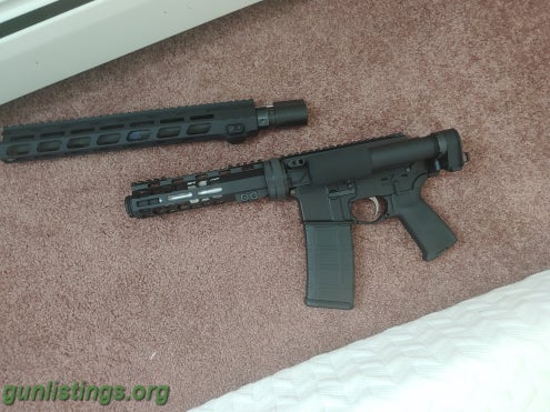 Rifles Folding AR With Detachable Barrels In 5.56 And 300blk