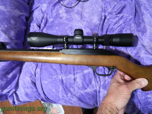 Rifles Marlin 60-22lr W/ Nikon Pro Staff BDC Scope