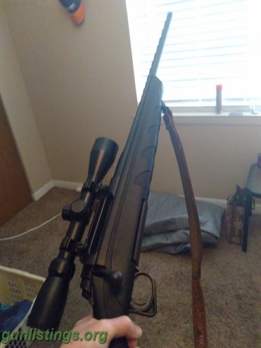 Rifles Remington 243. Bolt Action Rifle With Scope