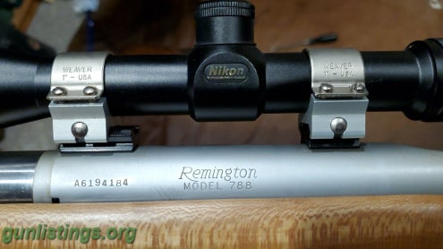 Rifles Remington 788 6mm Ackley Improved Bench Rifle