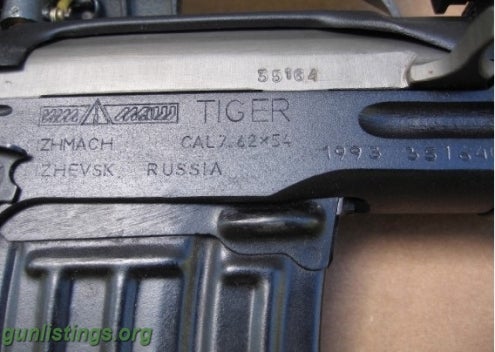 Rifles Russian SVD Tiger Dragunov 7.62x54R.