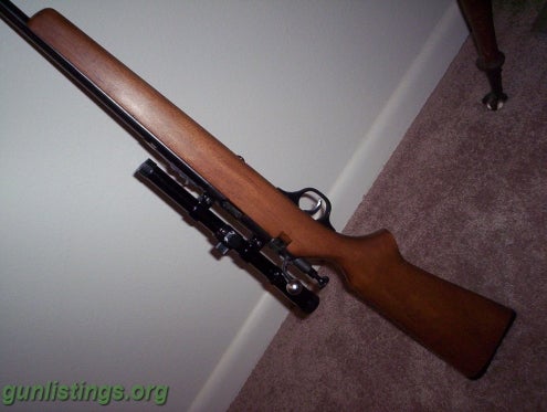 Rifles Sears .22 Cal Bolt Action Rifle W/Scope