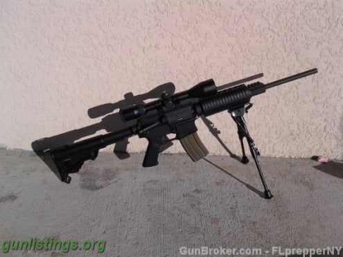 Rifles Sniper Custom AR 15 NATO .223 / 5.56 MM. DMPS NEW.