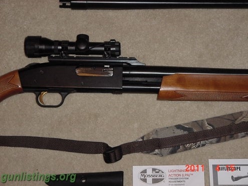 Shotguns Mossberg 500 12 Ga Combo W/scope