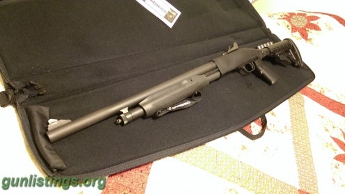 Shotguns NEW MossBerg 535 Tactical 12 GA. Shotgun+Case+Ammo