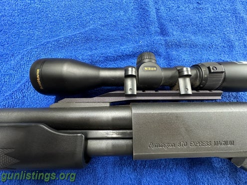 Shotguns Remington 870 Express Magnum 12ga Nikon Scope