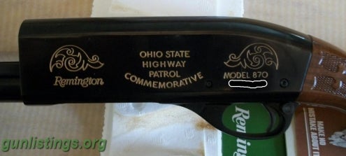 Shotguns REMINGTON 870 WINGMASTER OHIO STATE HIGHWAY PATROL