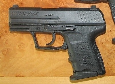 Pistols HK P2000 SK 40cal.