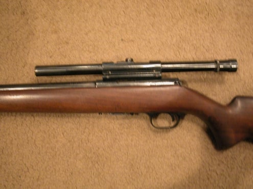 Rifles Browning T-Bolt .22 LR W/ Weaver Scope