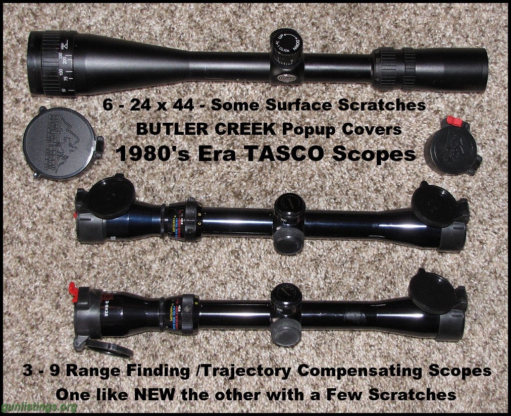 Accessories 1980s Era Rifle Scopes