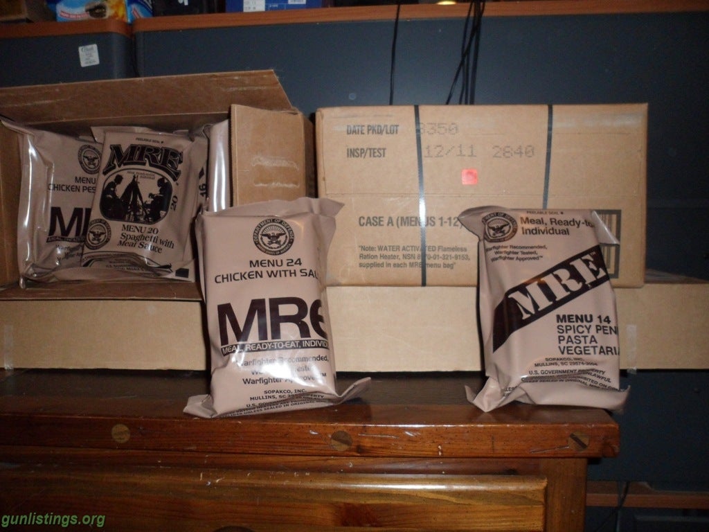 Accessories 2 Boxes Of U.S. Issue MREs