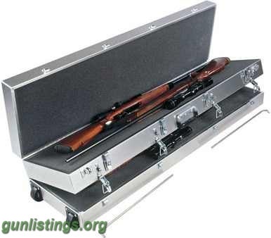 Accessories 4 Rifle Aluminum Gun Case