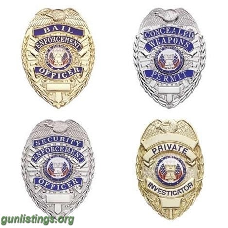 Accessories BADGES --- Security, Concealed Carry, Private Investiga