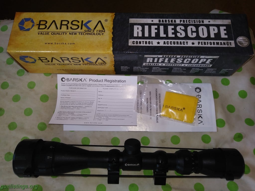 Accessories Barska 3x12x40 A0 Air Rifle Scope