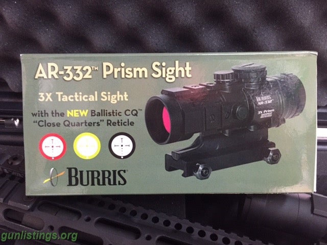 Accessories Burris AR332 Red Dot Scope