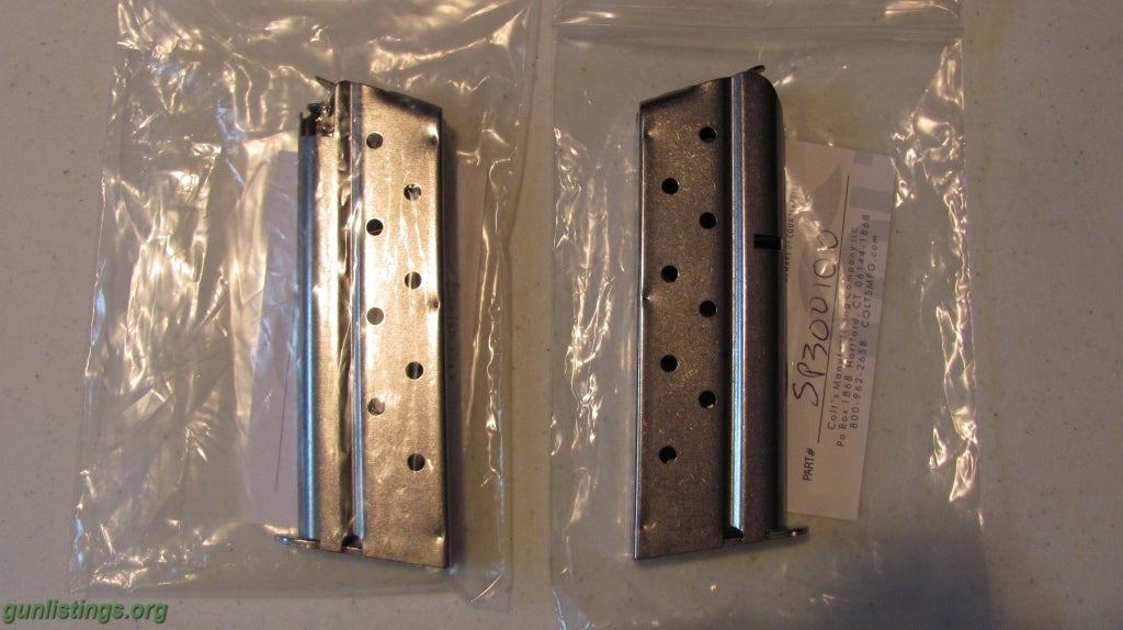 Accessories Colt Defender 9mm Stainless Magazines