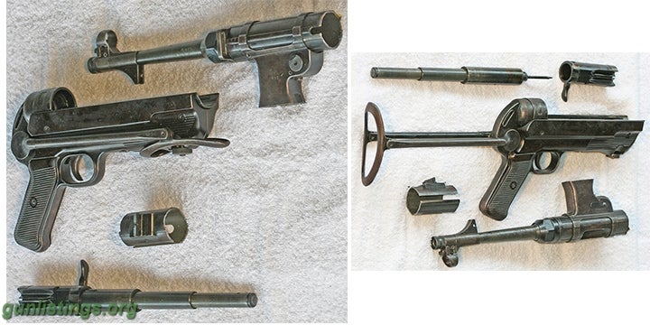 Accessories Early Model MP40 Parts Set