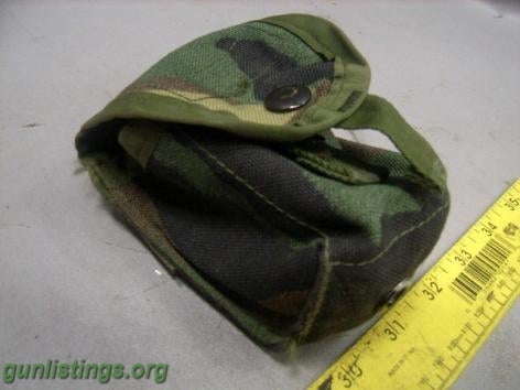 Accessories Grenade Pouches Woodland Camo MOLLE