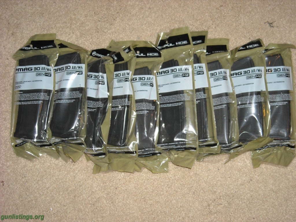 Accessories Magpul PMAG 30 Round AR-15 Magazines - 10 Pack New