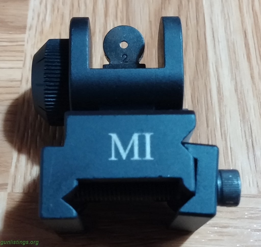 Accessories Midwest Industries Rear Flip-Up AR Sight