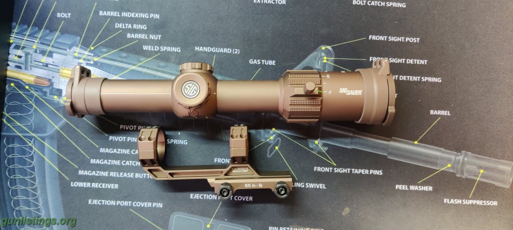 Accessories Sig Sauer Tango MSR 1-6 Coyote FDE LPVO