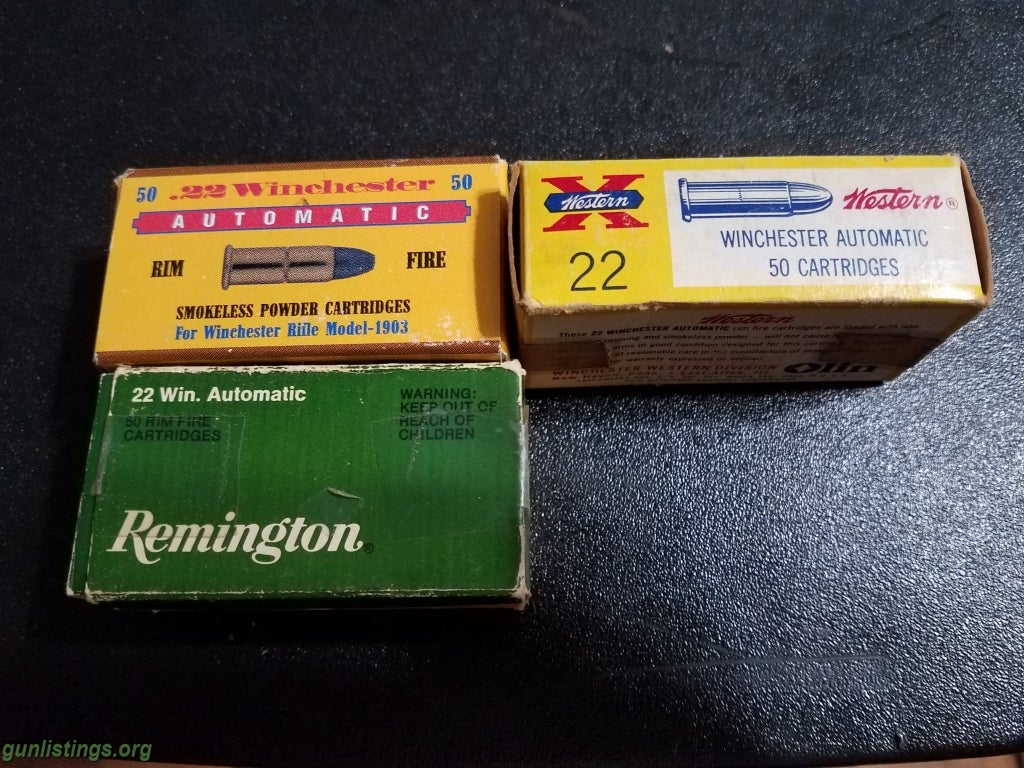 Ammo .22 Winchester Automatic