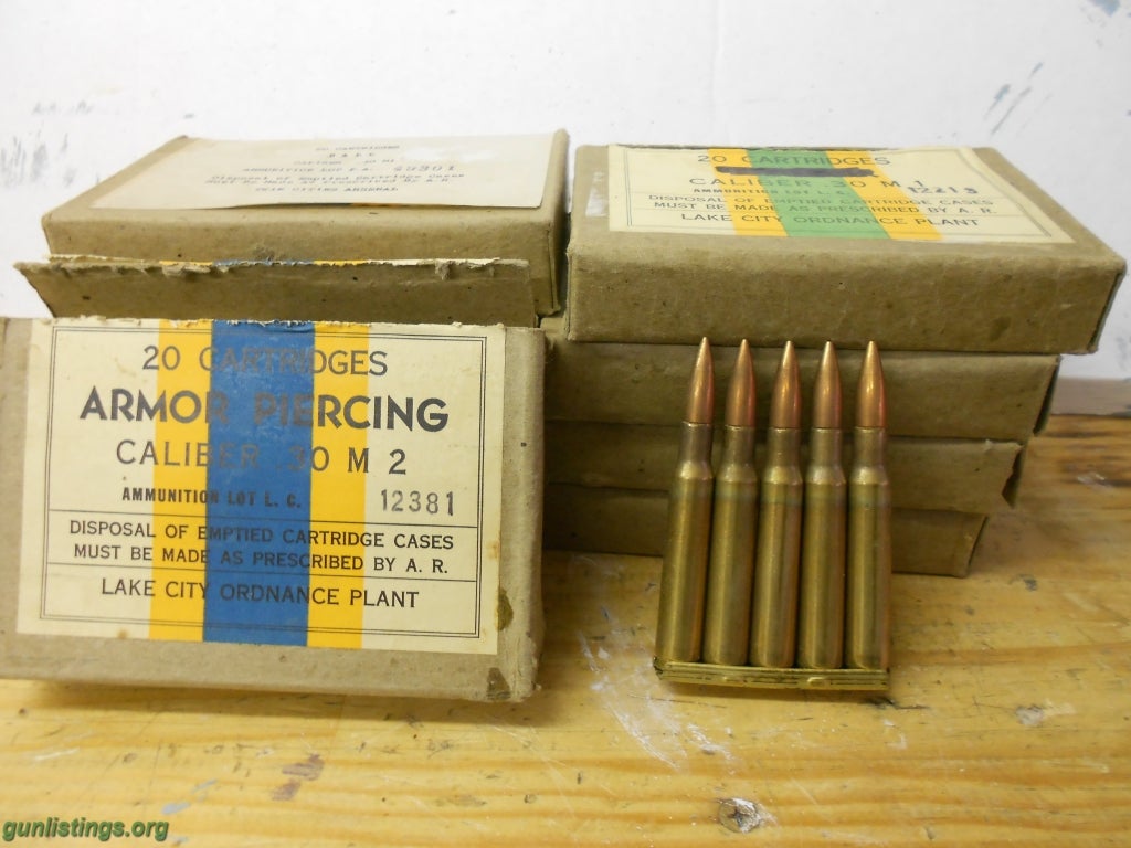 Ammo .30 Cal Ammo