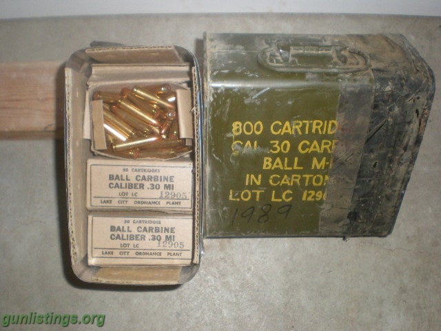 Ammo .30 Carbine Ammo