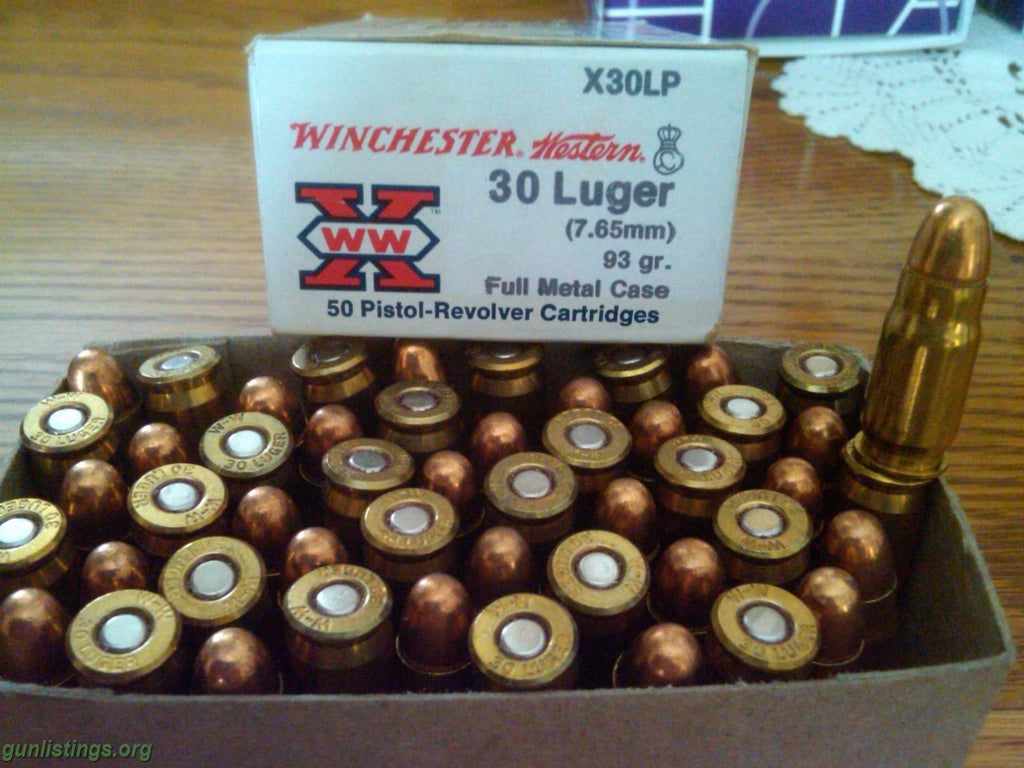 Ammo .30 Luger, Winchester X30LP
