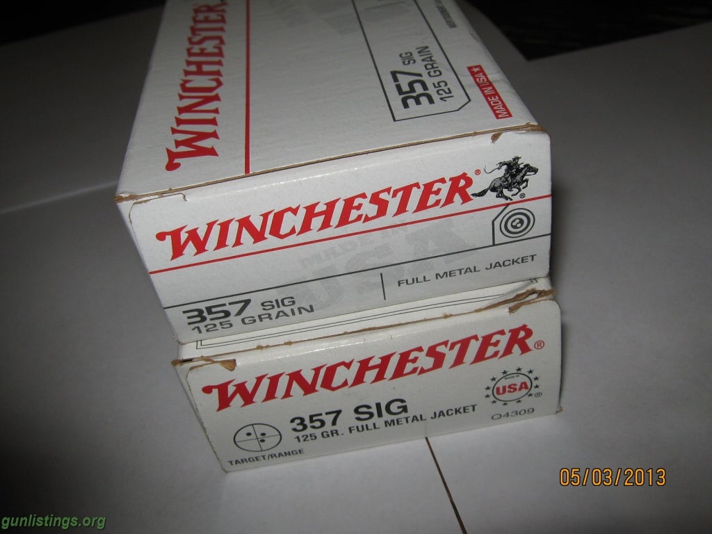 Ammo .357 Sig Ammo (Winchester)