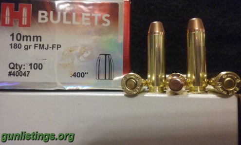 Ammo 10mm MAGNUM Ammo. (10mm AMP)